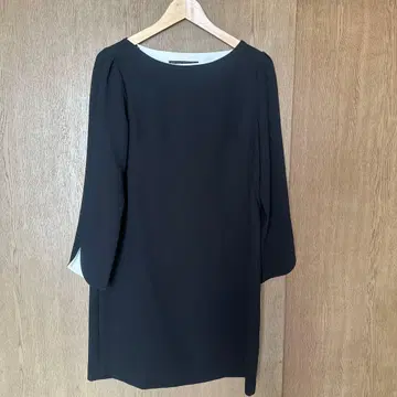 ZARA BASIC 블랙 긴팔 무릎 기장 원피스