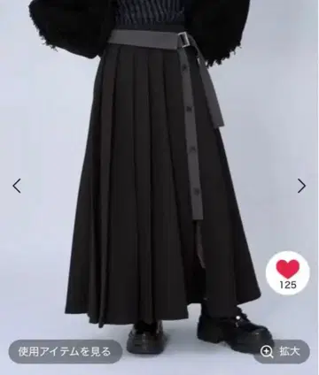 새상품 택 포함 HARE 하이쇼쿠 플리츠 스커트 이번 시즌