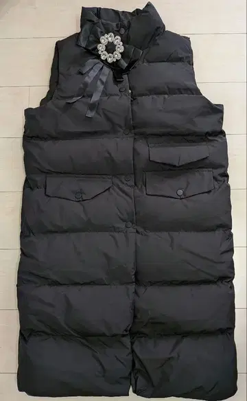 CINDI BENDI 충전솜 롱 베스트 코트