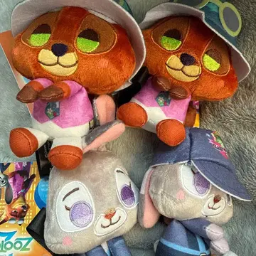 주토피아2 &you 마스코트 닉 주디 4종 세트