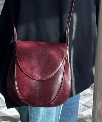 andrea 천연 가죽 숄더백