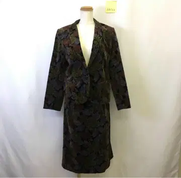 kk122 [ M ] Atelier 패드 숄더 벨벳 올 패턴 벨로아