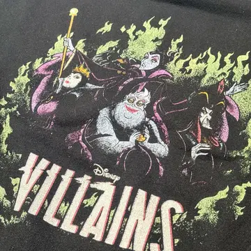 [ 디즈니 ] 빌런즈 트레이닝복 L 블랙 Didney