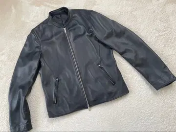 STUDIOUS 스테이디오스 가죽 싱글 라이더 자켓 L