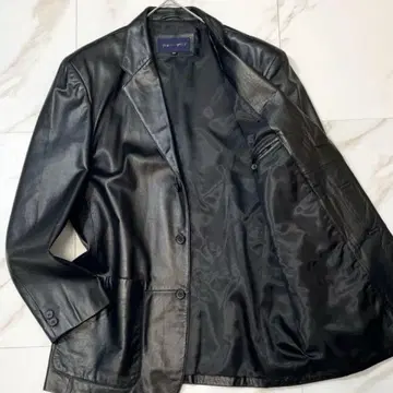 [컨디션 최상 램 가죽] 테일러드 자켓 단회전 XL 블랙 빈티지