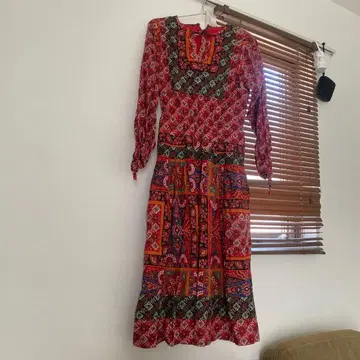 꽃무늬 롱 원피스 vintage 구제 의류