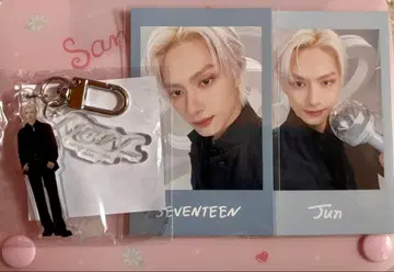 SEVENTEEN 준 NEW_ 아크릴 키링 인스턴트 사진 세트
