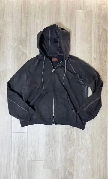 Laid .B 더블 지퍼 후디