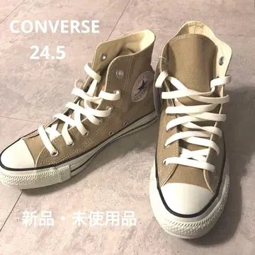 [ 새상품 미사용품 ] CONVERSE 스니커즈 하이컷 베이지 24.5