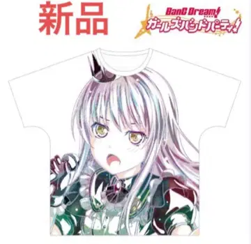 뱅드림! 미나토 유키나 Ani-Art 풀 그래픽 T셔츠 L 사이즈