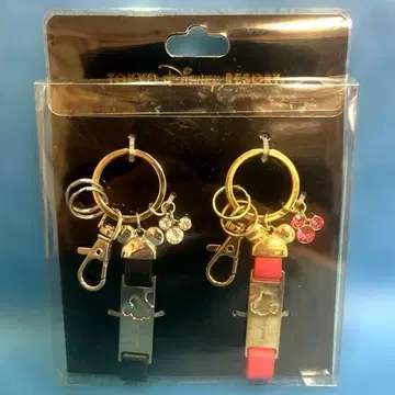 도쿄 디즈니 리조트 한정판 미키마우스와 미니 마우스 페어 키체인