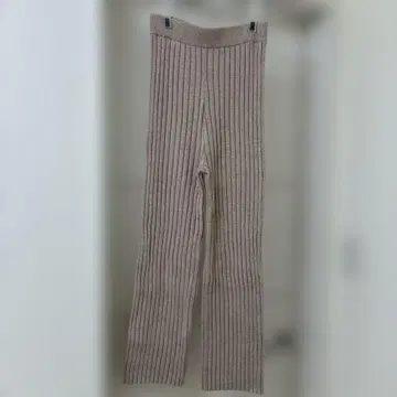 LILIMEEK 리브 니트 팬츠