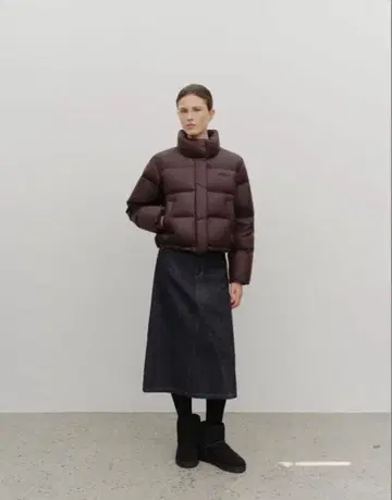 마리떼 프랑소와 저버 W 베이직 크롭 다운 재킷