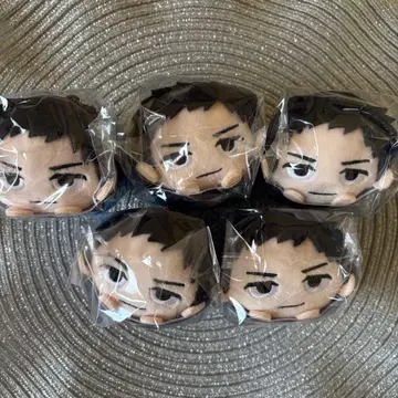 야시로 고쿠라쿠유 모찌코로링 마스코트 5종 세트