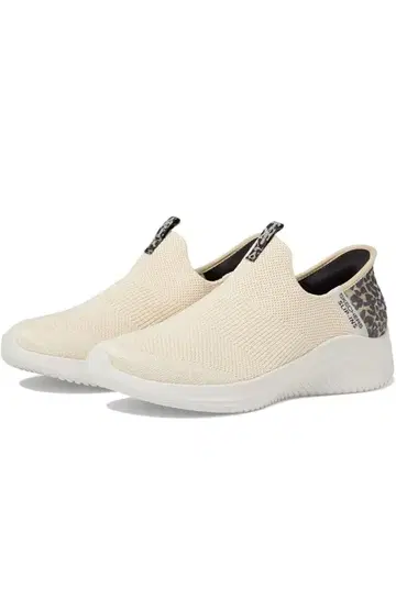 스케쳐스 메쉬 슬립온 레오파드 무늬