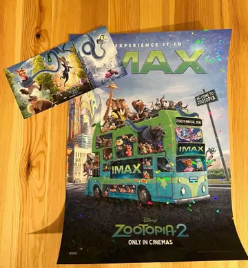 주토피아2 IMAX 포스터 & 카드