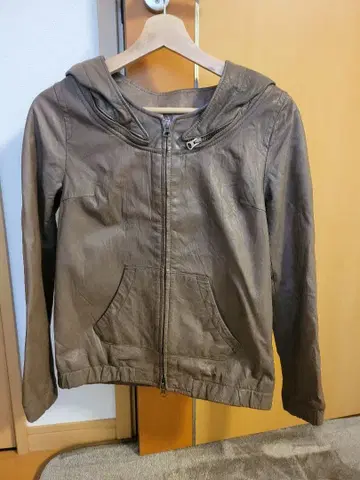 가죽 자켓 브라운