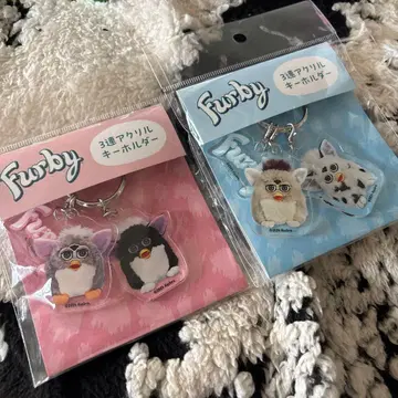 정가 이하 퍼비 Furby 아크릴 키링 2세트