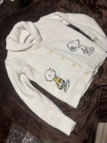 젤라또피케 클리닝 완료 스누피 플리스 룸웨어