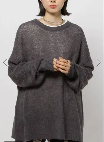 니코앤드 알파카 울 MIX 니트 풀오버 nikoand