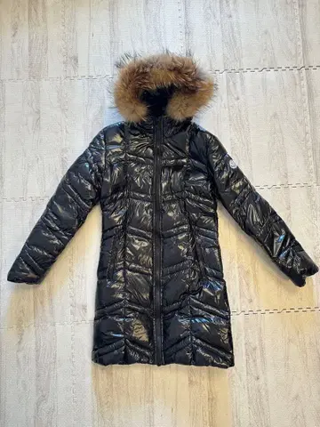 Moncler 블랙 블랙 롱 다운 자켓