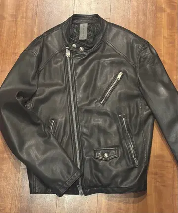 Delan 델란 가죽 라이더 자켓