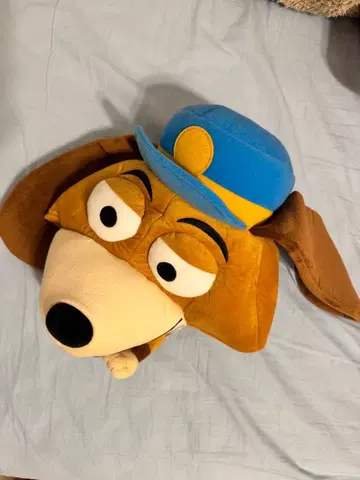 강아지 캐릭터 모자 팬캡