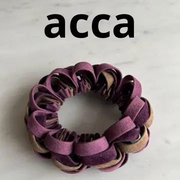 acca 루프 스크런치 보라색 계열