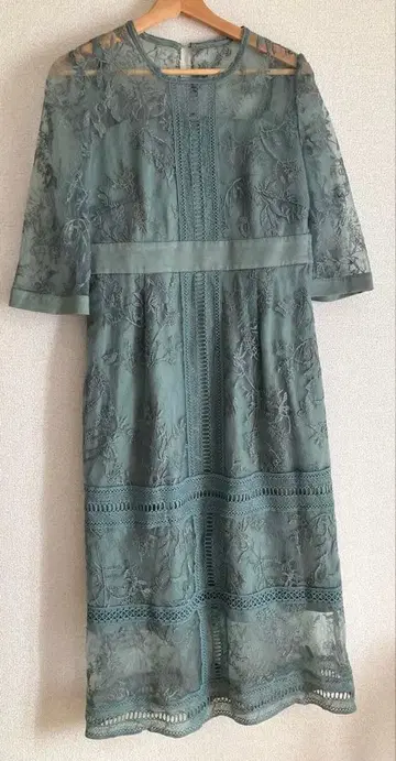 결혼식 파티 참석 드레스 탁한 그린