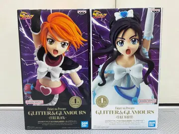 빛의 전사 프리큐어 큐어 화이트 & 큐어 블랙 피규어 2체
