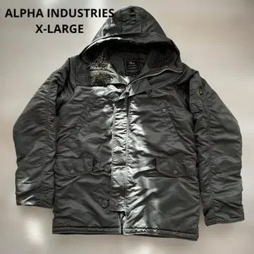ALPHA INDUSTRIES 후드 부착 자켓 XL