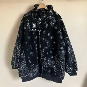 antiqua 반다나 패턴 플리스 자켓 One size