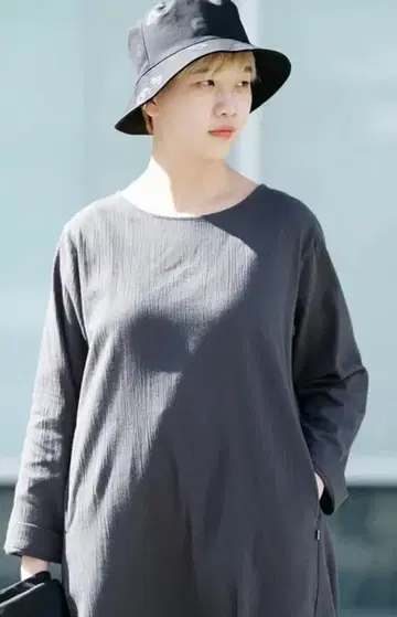 SOUSOU 납색 원피스