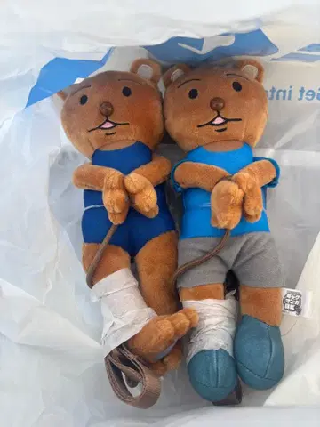 개그 만화 쿠마키치군 체포됨 미니백 2종 세트