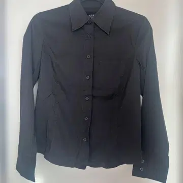 ARMANI J 블랙 긴팔 셔츠