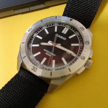 CASIO 아날로그 손목시계 50M 방수