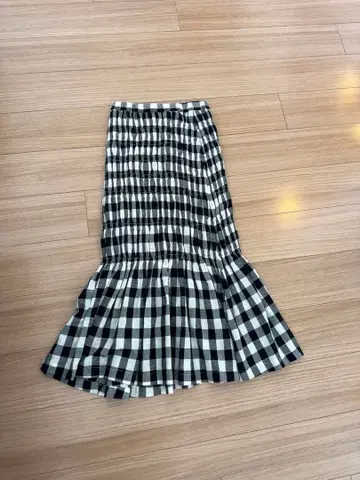 arpege story 체크 스커트