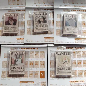 원피스 캐릭터 마그넷 5개 세트