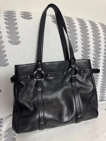 [ 미사용 ] BALLY 발리 토트백 올 가죽 블랙