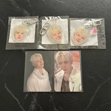 TREASURE 정환 얼굴 아크릴 키링 희로락 트레이딩 카드