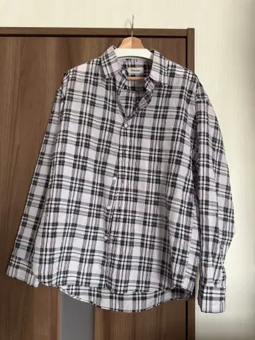 [ DISCERNMENT ] 시어서커 레거시 오버 체크 셔츠