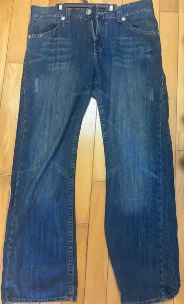 새상품급 에드 하디 데님 청바지 호랑이 타이거 자수 로고 W36 y2k