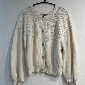 아이보리 가디건 M 사이즈