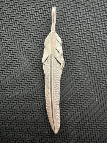 실버 카제키리 페더 펜던트 소