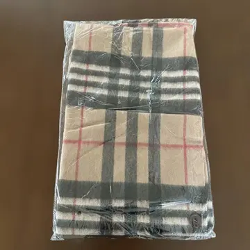 체크 무늬 머플러 스톨