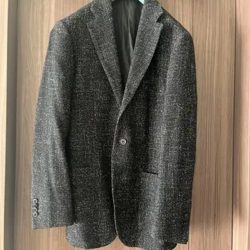 울 코튼 트위드 자켓 유니버설 랭귀지