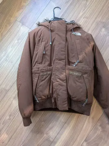THE NORTH FACE 브라운 다운 자켓 S