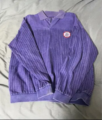 have a good time 퍼플 스트라이프 트레이닝복 L