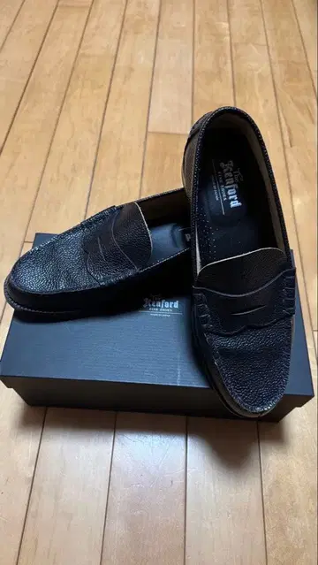 Kenford 블랙 가죽 로퍼 27cm