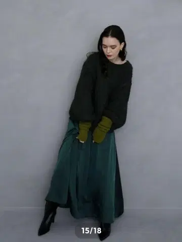 [ Katrin tokyo ] volume satin skirt